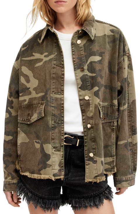 Hettie Camo Shacket