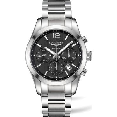 Longines Conquest Automatic Chronograph Bracelet Watch, 41Mm