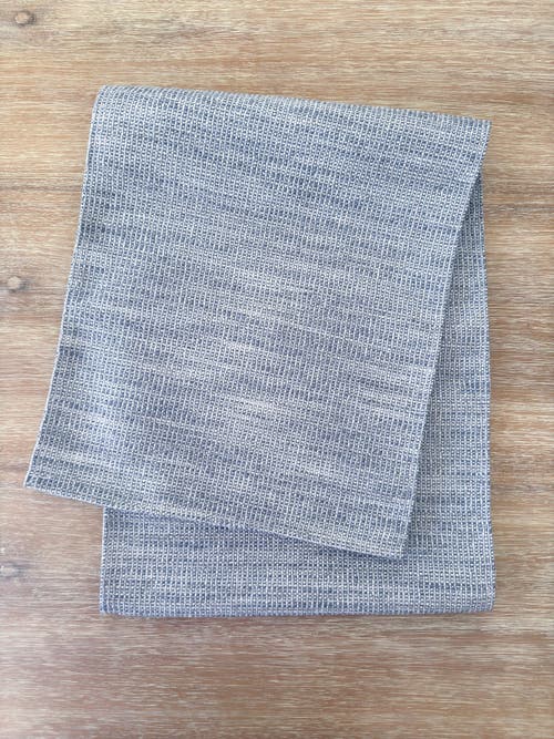 Anaya Seaside Smooth Indoor Outdoor Table Runner In Indigo