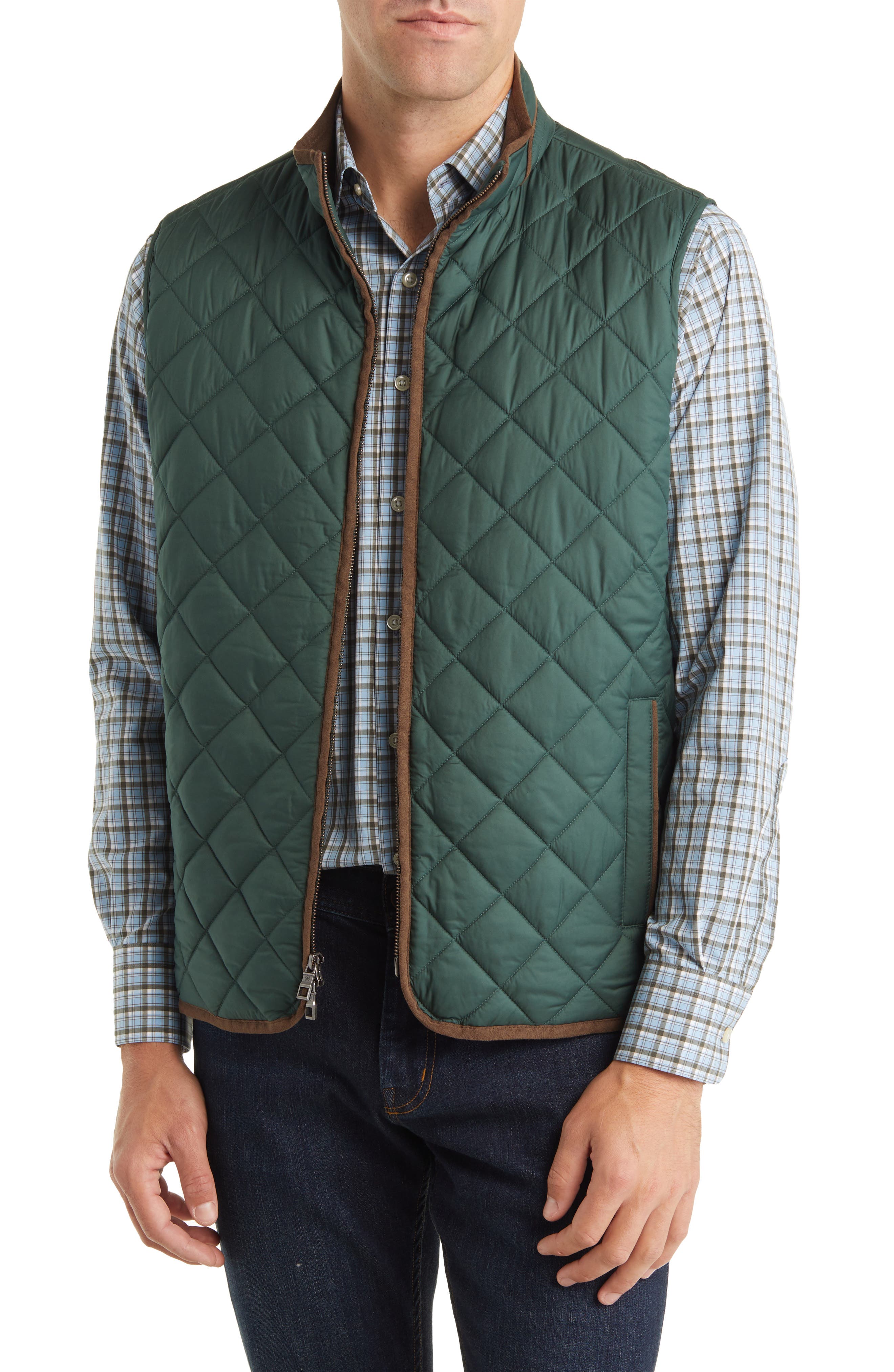 peter millar essex quilted vest olive