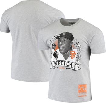 Mitchell & Ness Men's Mitchell & Ness Willie McCovey Gray San Francisco  Giants Name & Number T-Shirt