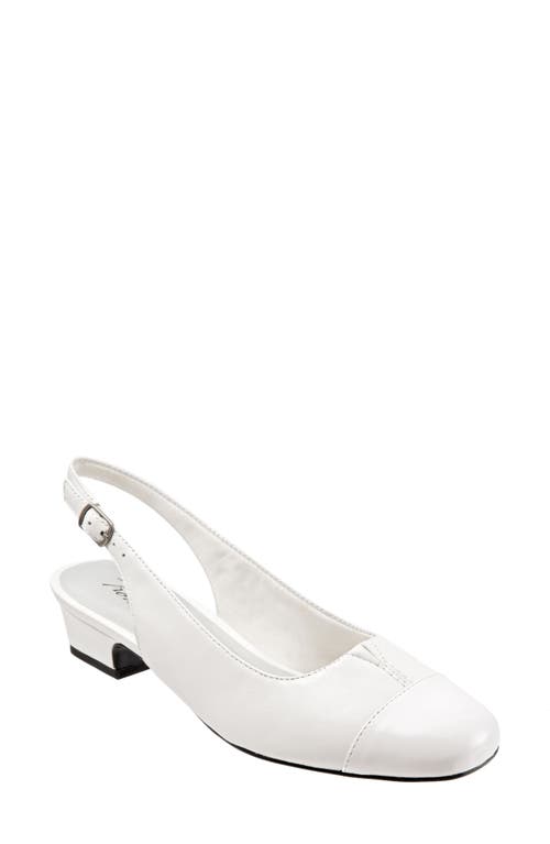 Trotters 'Dea' Slingback White at Nordstrom,