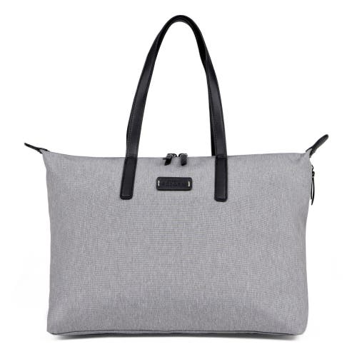 Bugatti Reborn Collection Business Tote Bag In Grey