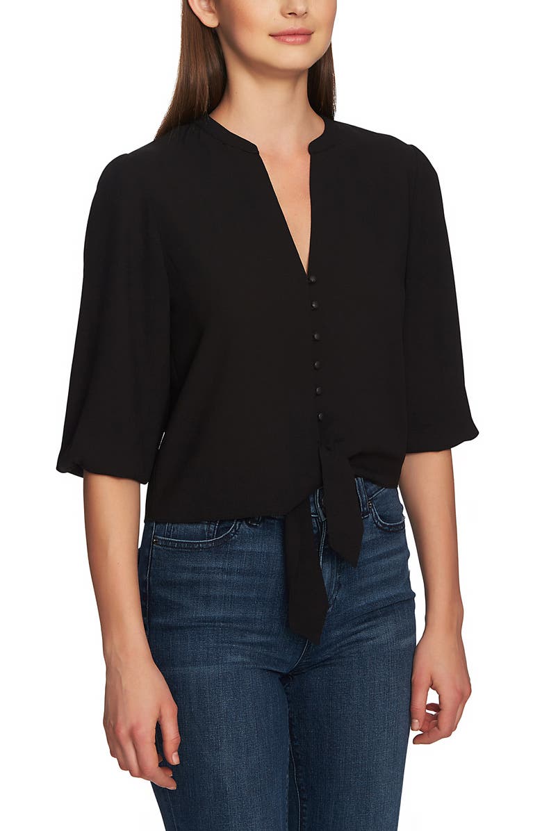 1.STATE Tie Front Blouse | Nordstrom