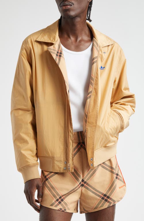 Shop Y-3 Adidas X Wales Bonner X Wales Bonner Reversible Nylon Jacket In Beige