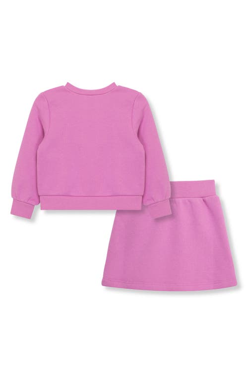 Shop Habitual Kids Kids' Sweatshirt & Skirt Set In Purple