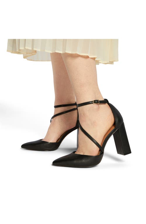 ALDO ALDO MILLEY ANKLE STRAP POINTED TOE PUMP
