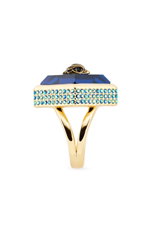 KURT GEIGER KURT GEIGER LONDON SQUARE STONE COCKTAIL RING 
