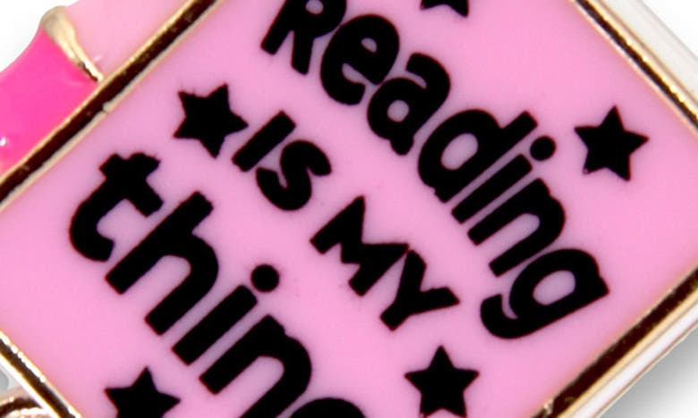 Shop Charm It !® 'reading Is My Thing' Book Charm In Pink