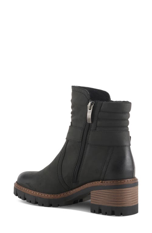 Spring Step Smokies Faux Fur Bootie In Black