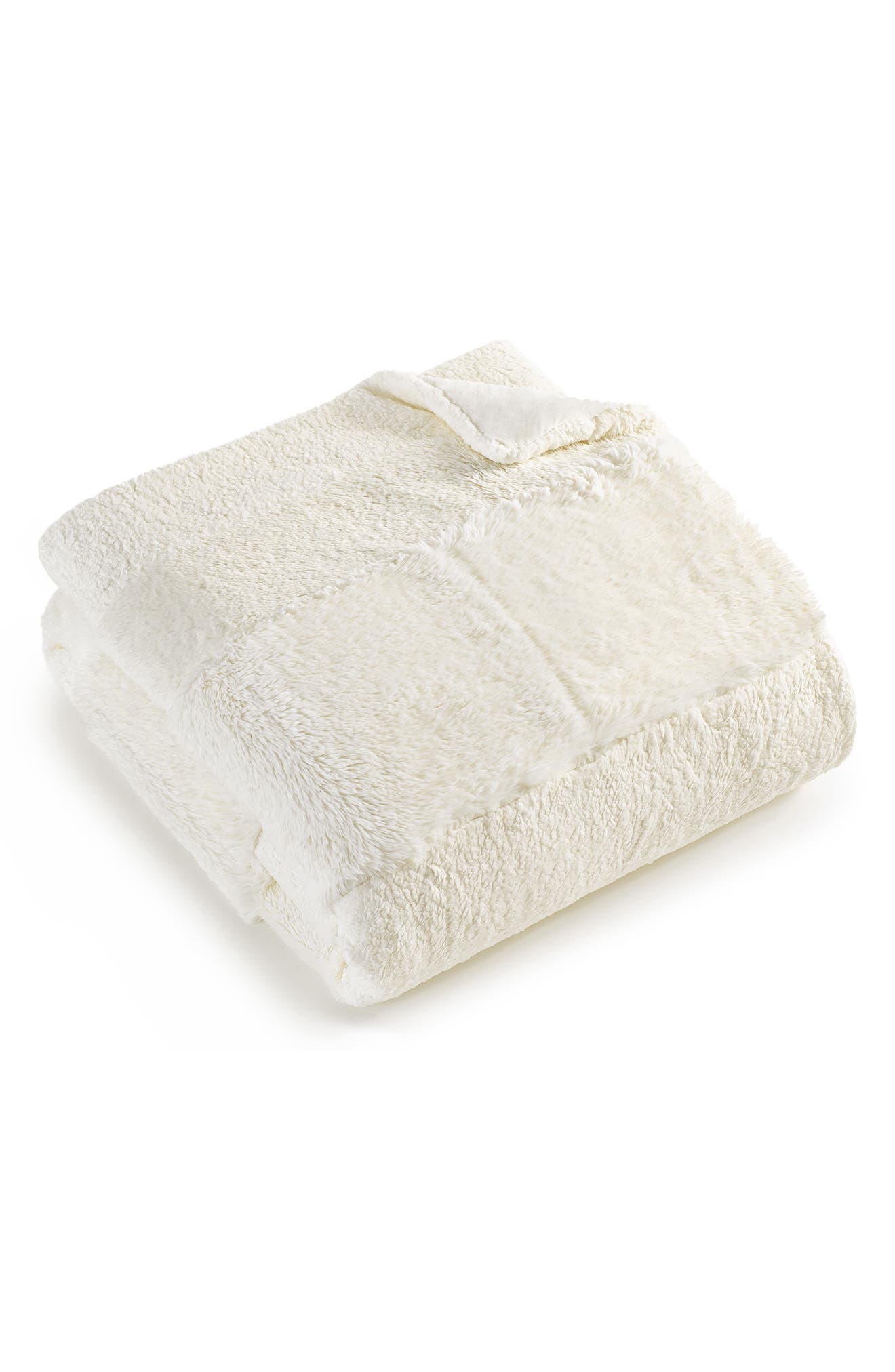 UGG® Lola Faux Fur Comforter & Sham Set Nordstrom