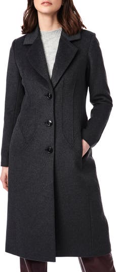 Bernardo Tailored Wool Blend Coat