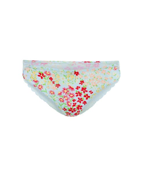 Adore Me Mathilda Bikini Panties In Ditsy Blue