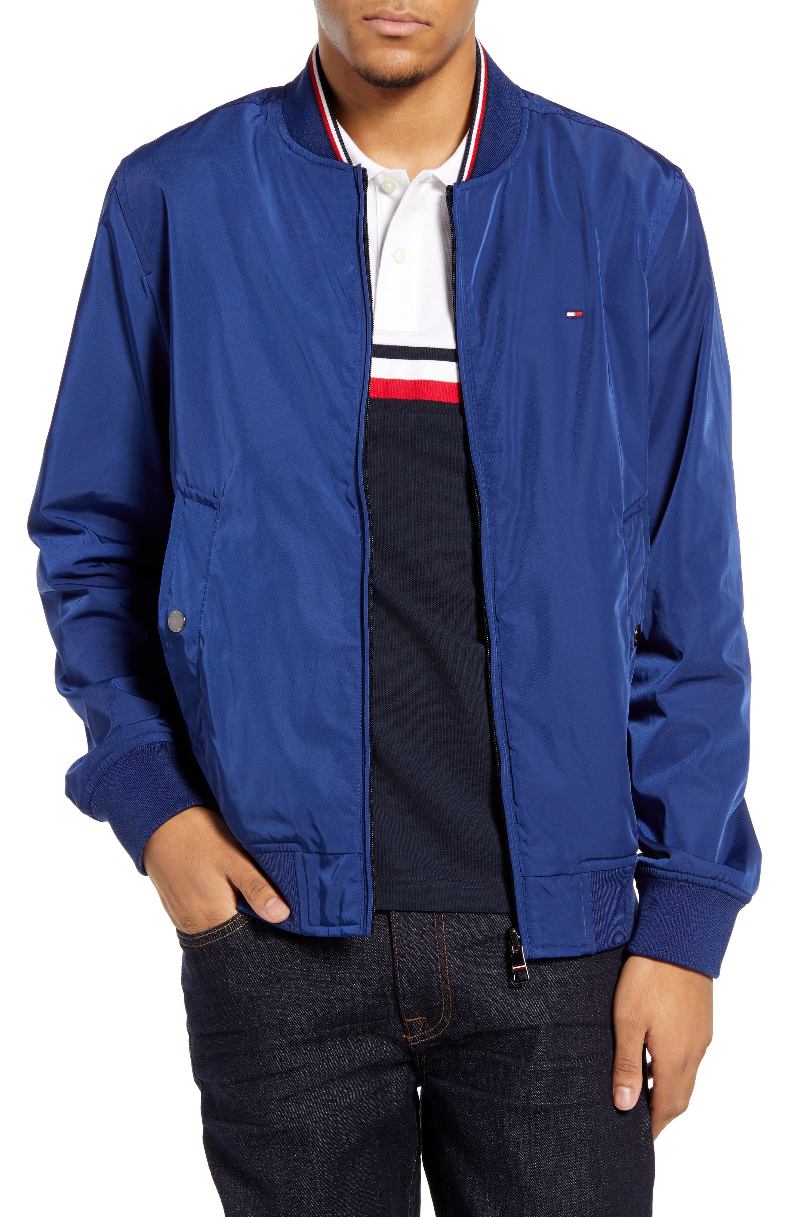 tommy hilfiger reversible bomber