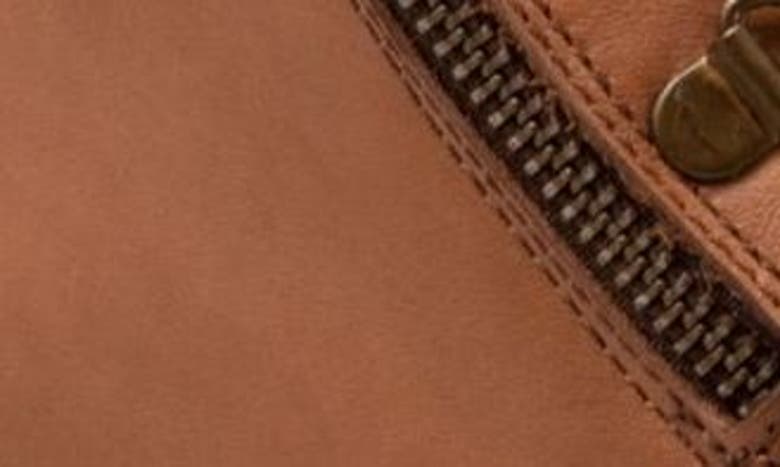 Softwalk Everett Combat Boot In Luggage Leather