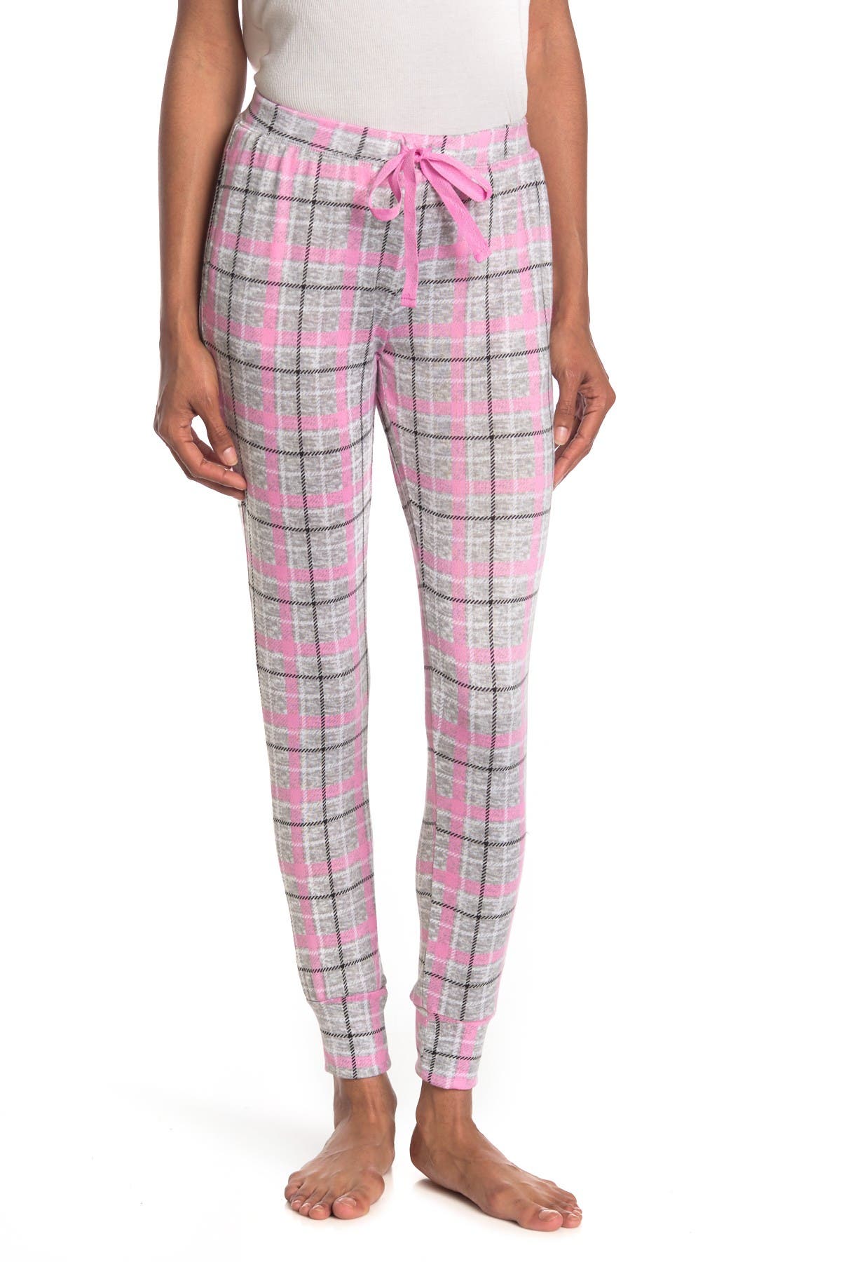 PJ Couture | Plaid Print Jogger Pajama Bottoms | Nordstrom Rack