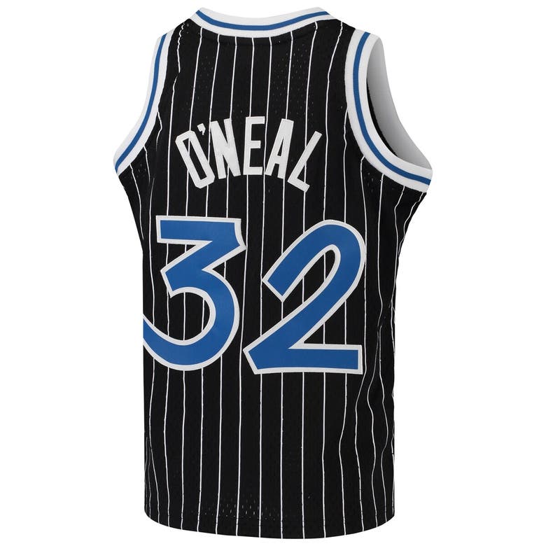 Mitchell And Ness Kids Youth Shaquille Oneal Black Orlando Magic 1994