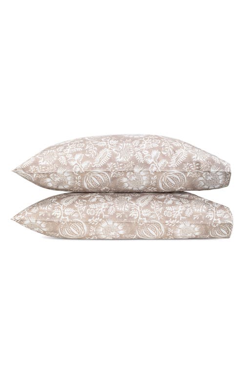 Matouk Granada 500 Thread Count Cotton Percale Pillowcases in Dune at Nordstrom