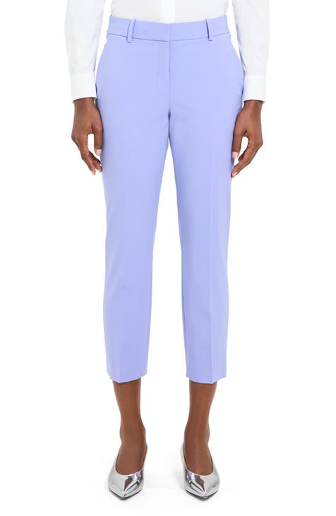 Women's Blue/Green Cropped & Capri Pants