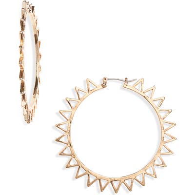 Panacea Sunburst Hoop Earrings