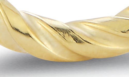 Ember Fine Jewelry 14k Yellow Gold Twisted Hoop Earrings In Gold
