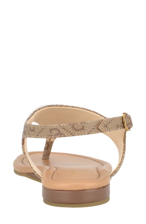 Shop Guess Unali Slingback Sandal In Medium Brown
