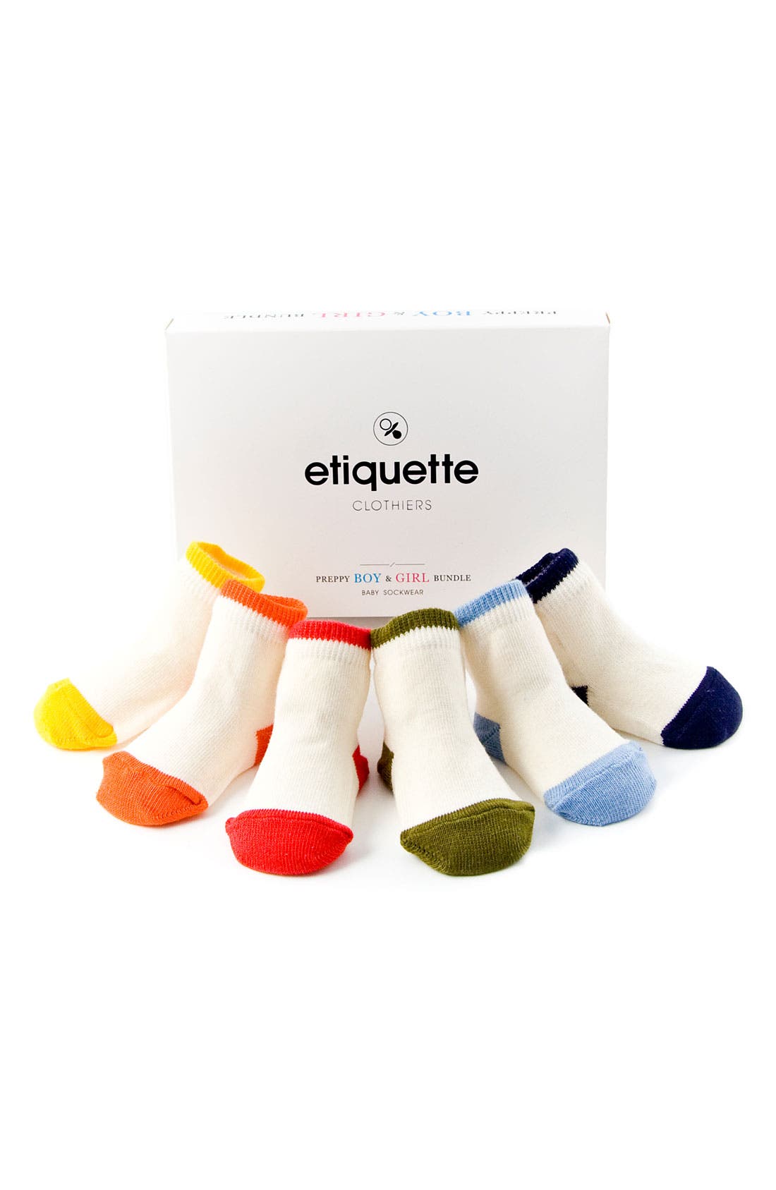 Etiquette Clothiers 'Preppy Bundle' Socks (6Pack) (Infant) Nordstrom