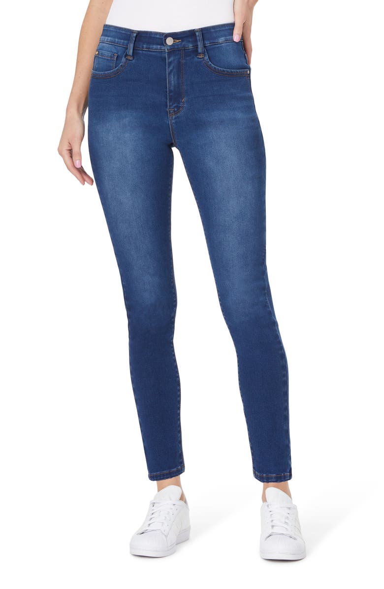 CURVE APPEAL Tummy Tucking High Rise Comfort Waist Skinny Jeans ...