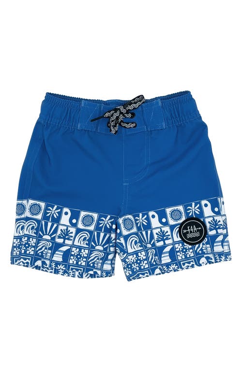 Feather 4 Arrow Beach Tile Board Shorts Seaside Blue at Nordstrom,