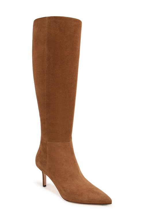 Shop Veronica Beard Lisa Knee High Boot In Chestnut