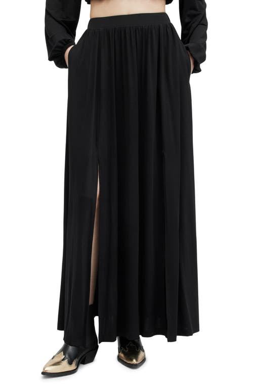 AllSaints Casandra Maxi Skirt Black at Nordstrom, Us