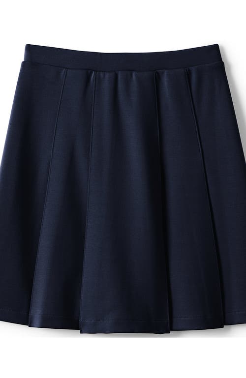 LANDS' END LANDS' END SCHOOL UNIFORM GIRLS PONTE PLEAT SKIRT
