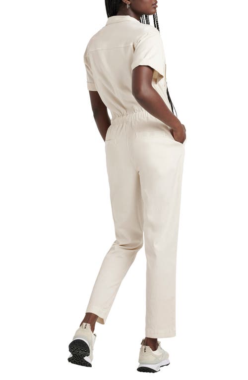 Shop Splendid Laura Tie Waist Jumpsuit In Pale Oak