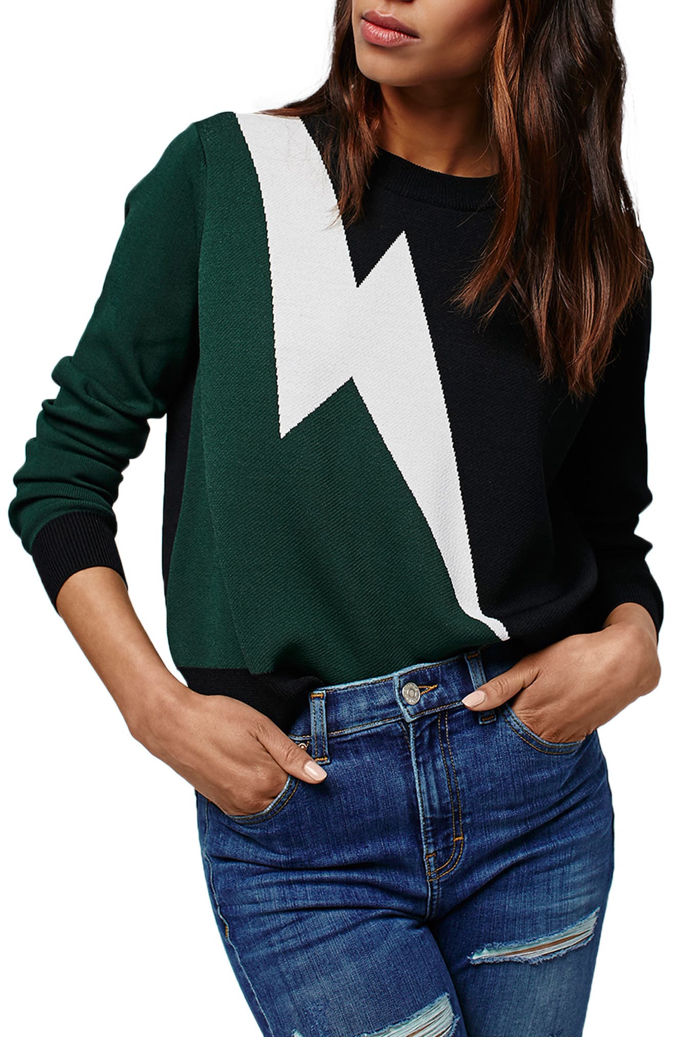 lightning bolt cardigan