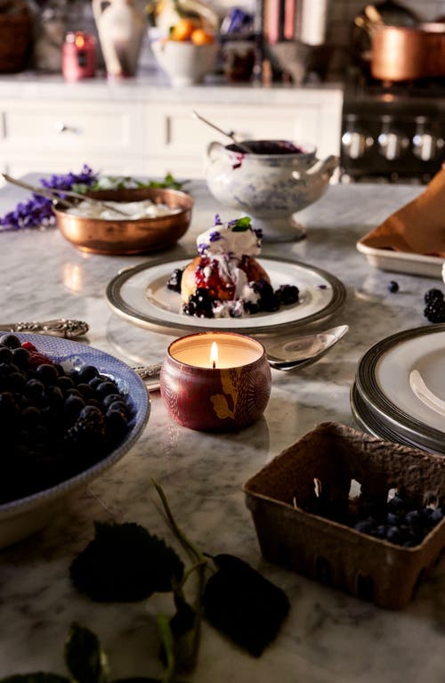 Voluspa Foraged Wildberry Mini Tin Candle In Foraged Wildberry