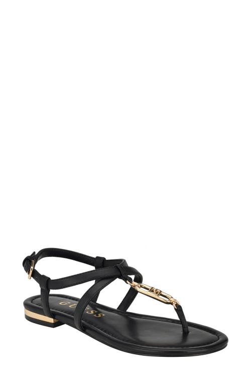 Meaa Ankle Strap Sandal in Black