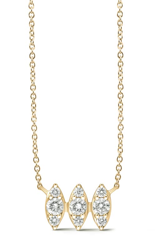 Dana Rebecca Designs Sophia Ryan Diamond Marquise Pendant Necklace In Yellow Gold/diamond