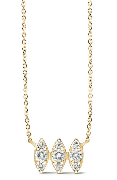 Dana Rebecca Designs Sophia Ryan Diamond Marquise Pendant Necklace in Yellow Gold/Diamond at Nordstrom, Size 18