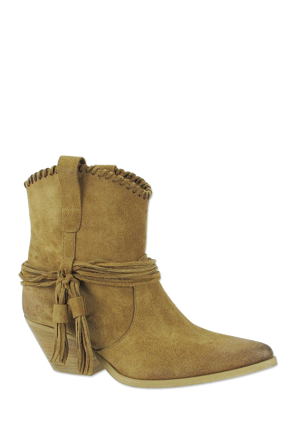 pull on suede ankle boots