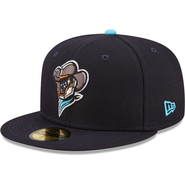 New Era Black Sugar Land Space Cowboys Authentic Collection 59fifty