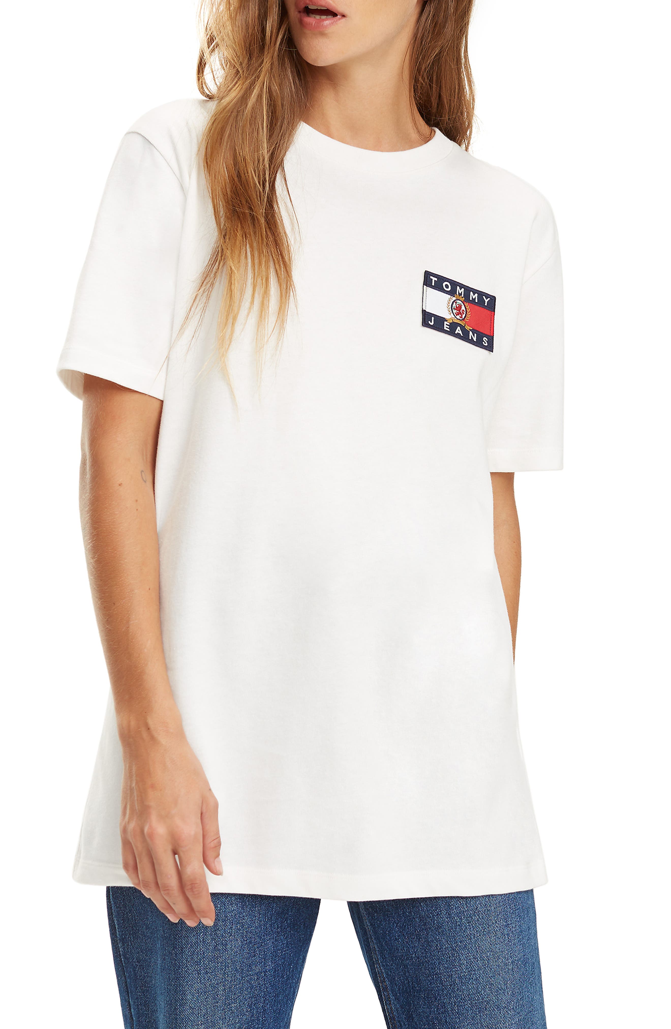 tommy crest flag t shirt