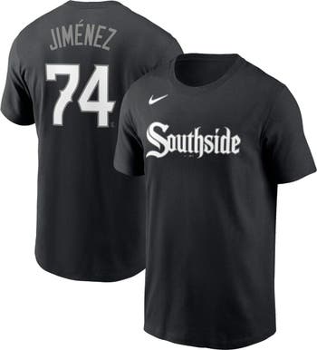 Nike Men's Nike Eloy Jimenez Black Chicago White Sox City Connect Name &  Number T-Shirt