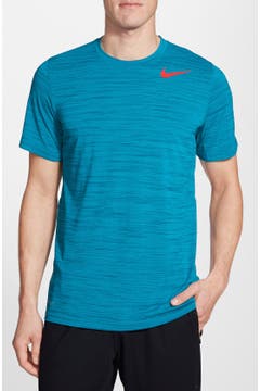 Nike Dri-FIT Touch Heathered Short Sleeve T-Shirt | Nordstrom
