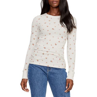 Michael Stars Juliet Crewneck Top, Grey