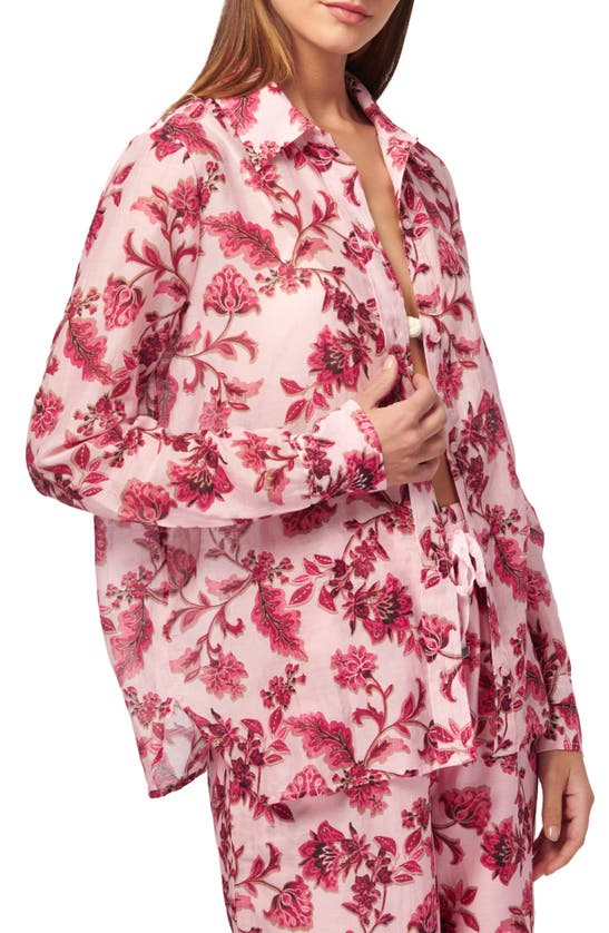Cami Nyc Rafella Cotton & Silk Button-up Shirt In Tudor Floral
