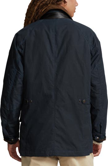 Polo Ralph Lauren Waxed Cotton Car Coat | Nordstrom