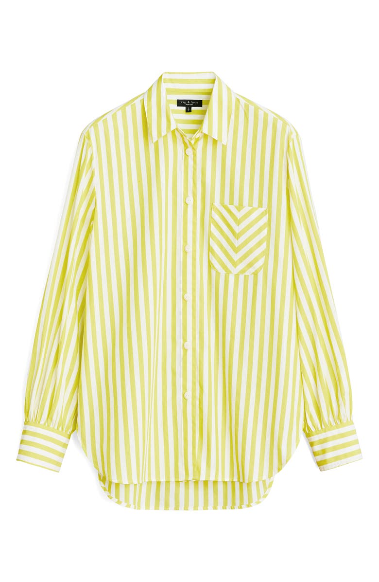 rag & bone Maxine Stripe Cotton Button-Up Shirt | Nordstrom
