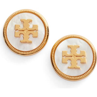 Tory Burch Semiprecious Stone Stud Earrings