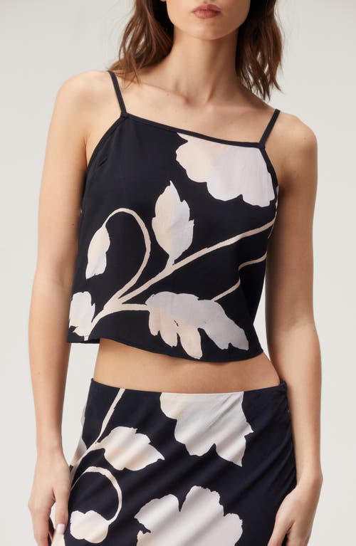 NASTY GAL Floral Camisole Black at Nordstrom,