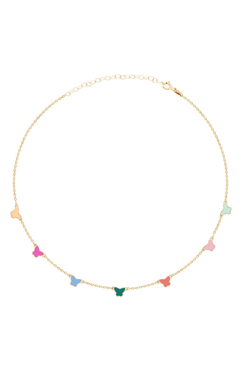 GABI RIELLE Candy Butterfly Station Chain Necklace | Nordstromrack